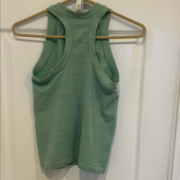 Athleta light Green Ribbed Racerback, small - Picture 2 of 5